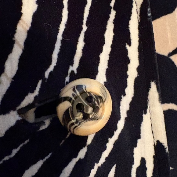 Harve Benard Zebra Print Teddy Jacket Vintage!! Three quarter length - Picture 5 of 9